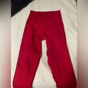 Lululemon red leggings, size 0-2